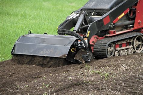 rotary skidsteer tiller rental